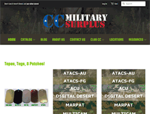Tablet Screenshot of ccmilitary.com